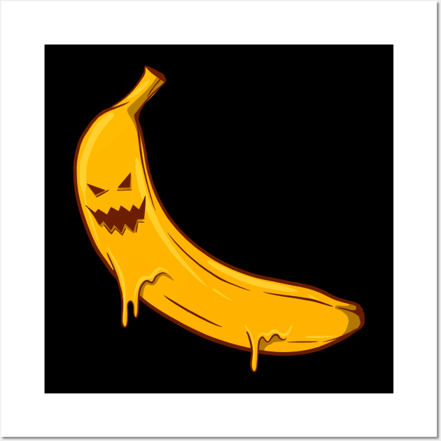 Banana Halloween Wall Art by yogisnanda